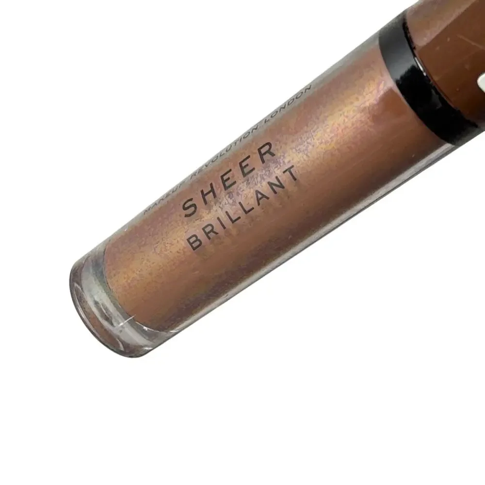 Makeup Revolution Sheer Brilliant Lip Gloss Sheer Vow 120 Nude Shimmer
